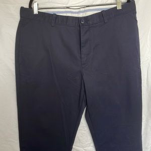 J. Crew Unhemmed Navy Chinos 36” waist